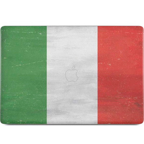 Italy Flag Distressed MacBook Skins